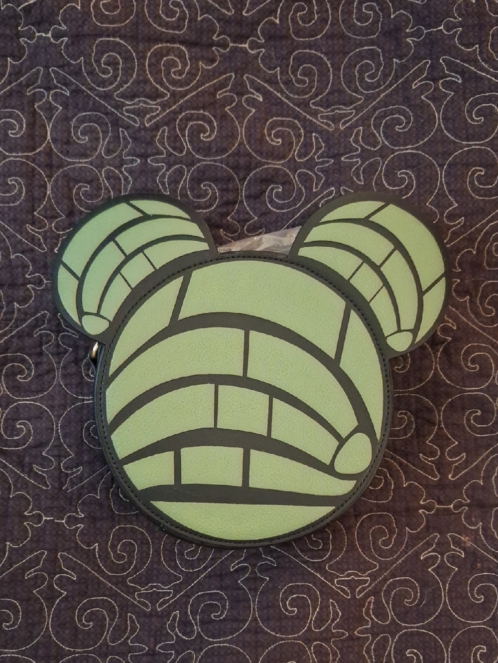 Green Mickey Ear Crossbody Bag